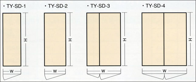 TY X線防護スチールドア仕様表
